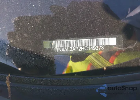 2017 Nissan Altima 2.5 S z USA, uszkodzony, nr VIN 1N4AL3AP2HC149373